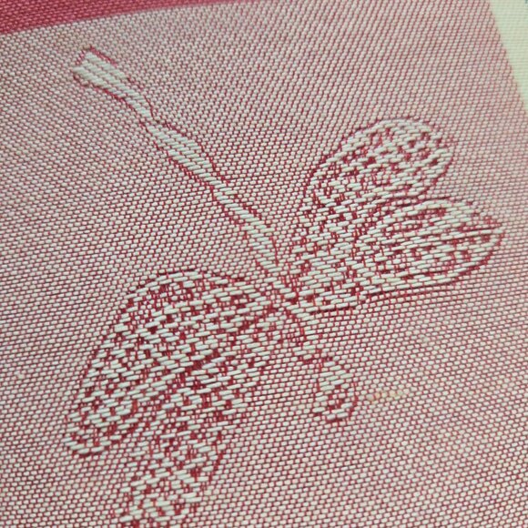 Country Cottage Plaid Accent Pillow  GrannyCore VTG 90s Yellow Pink Large 18x18 - Picture 7 of 16